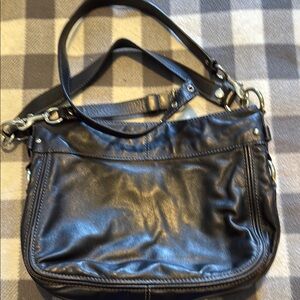Coach Zoe Hobo Leather Shoulder Bag